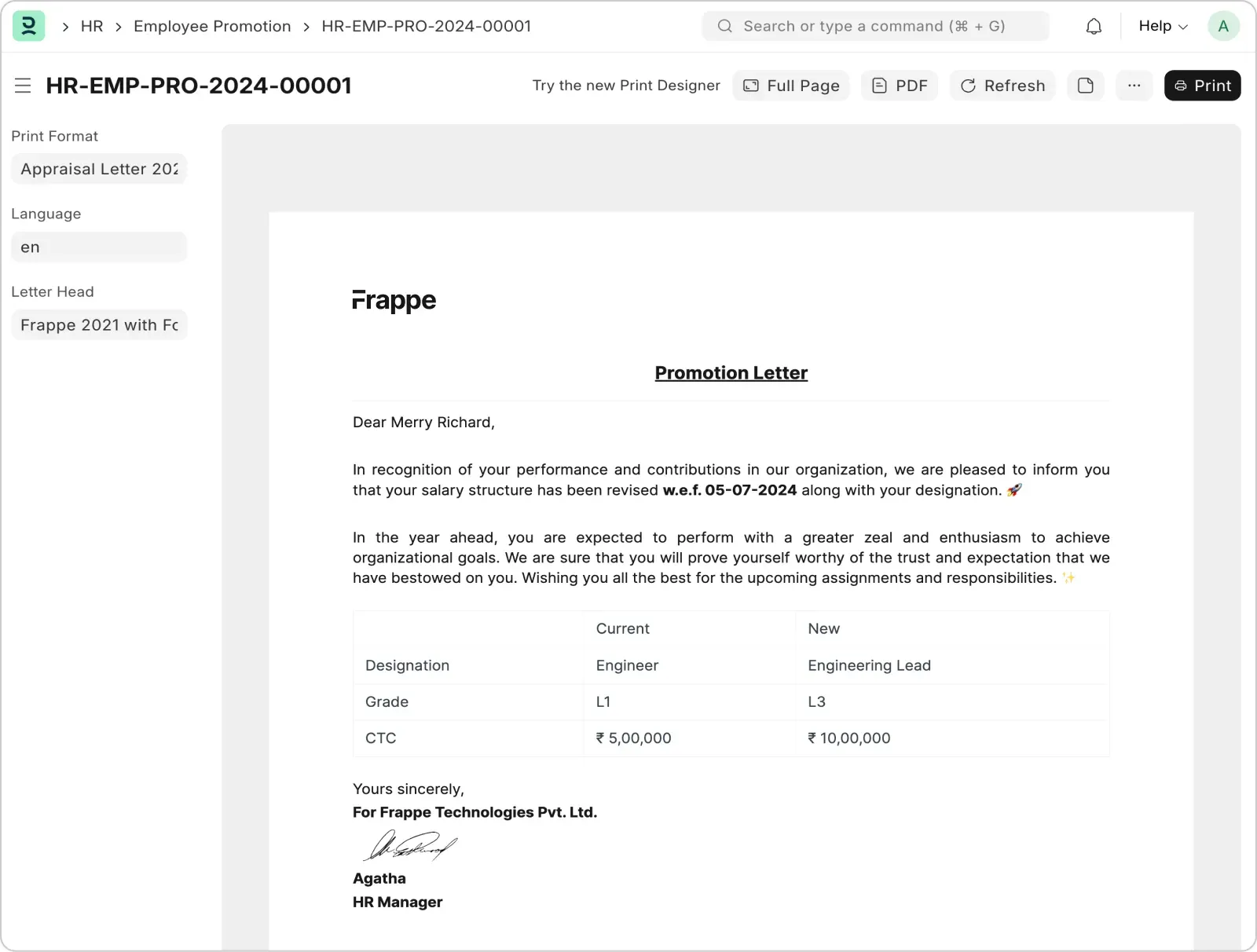 Transfers and Promotions